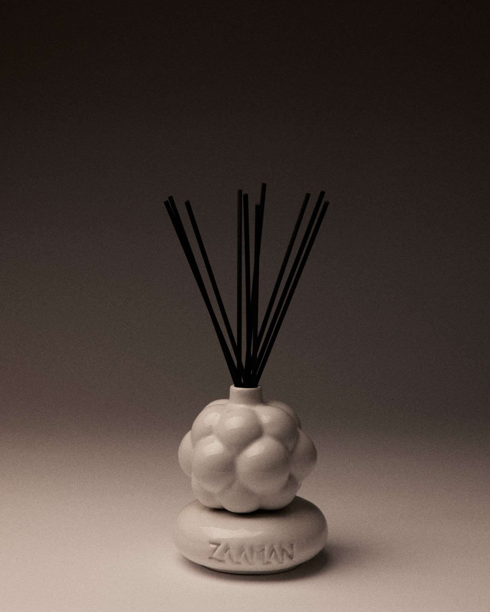 Zaaman Cloud 9 ceramic vessel, white glossy finish