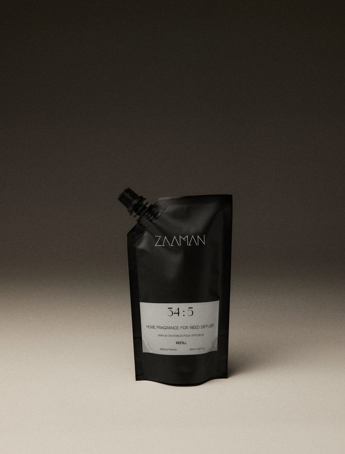 Zaaman reed diffuser fragrance 34:5 refill pouch